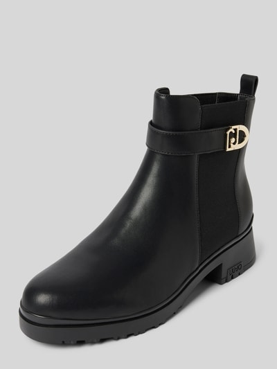 Peek & Cloppenburg Liu JoStiefeletten mit Label-Applikation Modell 'NEW NANCY' in black