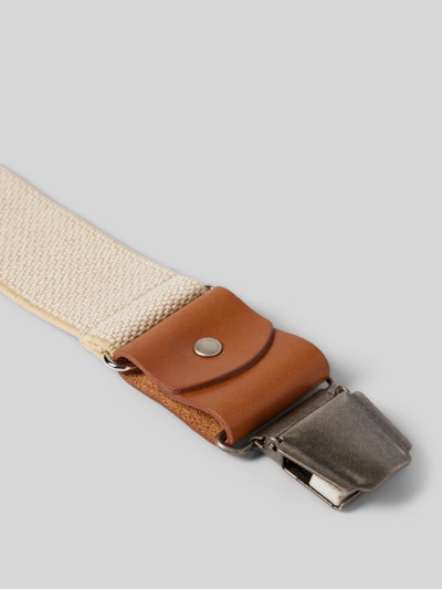 Peek & Cloppenburg Lloyd Men's BeltsHosenträger Mit Leder-Badge In Beige