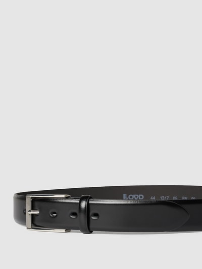 Peek & Cloppenburg Lloyd Men's BeltsLedergürtel Mit Dornschließe In Black