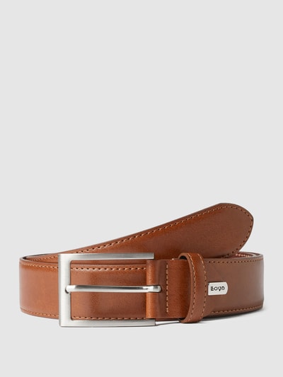 Peek & Cloppenburg Lloyd Men's BeltsLedergürtel mit Dornschließe in cognac