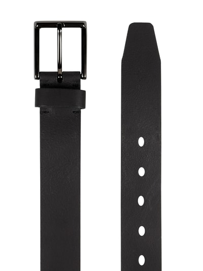 Peek & Cloppenburg Lloyd Men's BeltsLedergürtel Mit Dornschließe In Black