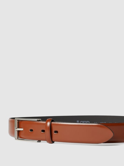 Peek & Cloppenburg Lloyd Men's BeltsLedergürtel Mit Dornschließe In Cognac