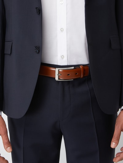 Peek & Cloppenburg Lloyd Men's BeltsLedergürtel Mit Dornschließe In Cognac