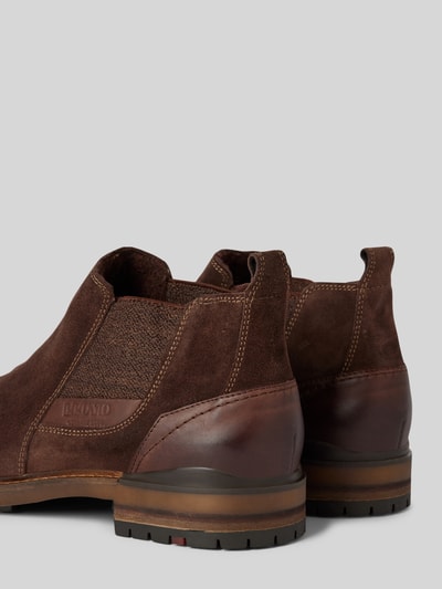 Peek & Cloppenburg LloydBoots Aus Leder Mit Label-Detail Modell 'HAKON' In Mittelbraun