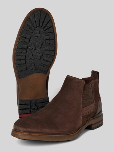 Peek & Cloppenburg LloydBoots Aus Leder Mit Label-Detail Modell 'HAKON' In Mittelbraun