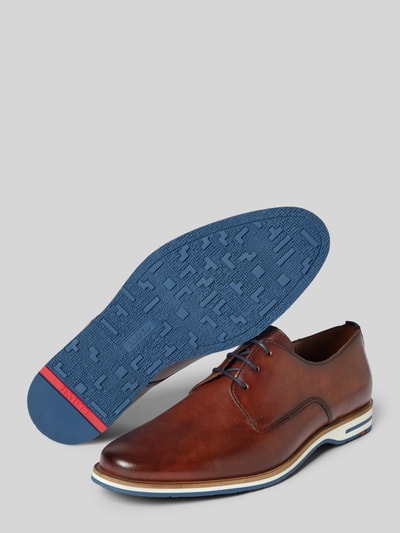 Peek & Cloppenburg LloydDerby-Schuhe Aus Leder Modell 'DAKIN' In Mittelbraun