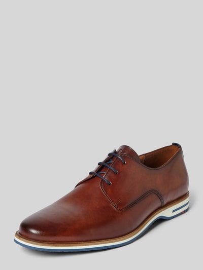 Peek & Cloppenburg LloydDerby-Schuhe aus Leder Modell 'DAKIN' in mittelbraun
