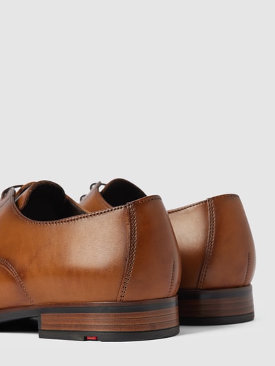 Peek & Cloppenburg LloydDerby-Schuhe Aus Leder Modell 'Sabre' In Cognac