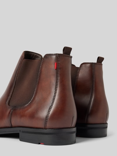Peek & Cloppenburg LloydLederboots Mit Zugschlaufe Modell 'FAUSTO' In Mittelbraun