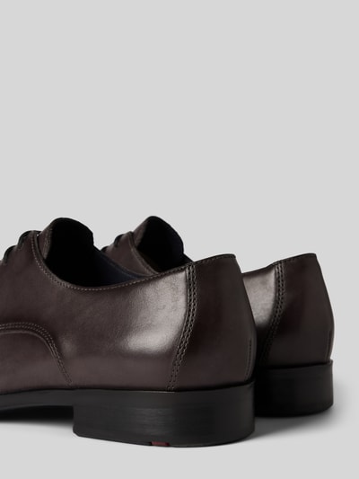 Peek & Cloppenburg LloydLederderby Mit Label-Detail Modell 'OPAL' In Mittelgrau