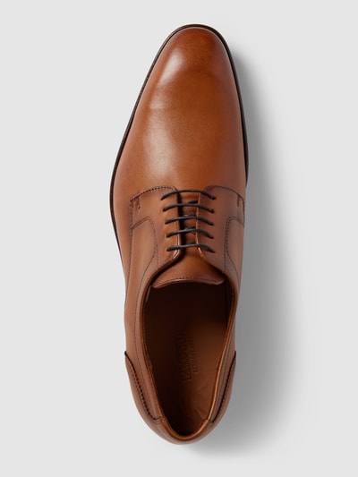 Peek & Cloppenburg LloydLederderby Mit Ziernähten Modell 'Pados' In Hellbraun