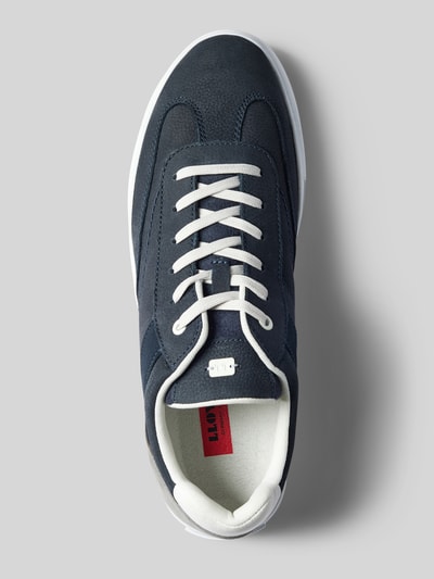Peek & Cloppenburg LloydLedersneaker In Two-Tone-Machart Modell 'Edik' In Marine
