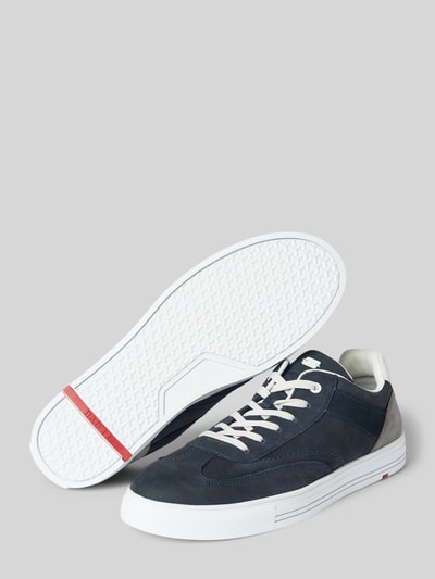 Peek & Cloppenburg LloydLedersneaker In Two-Tone-Machart Modell 'Edik' In Marine