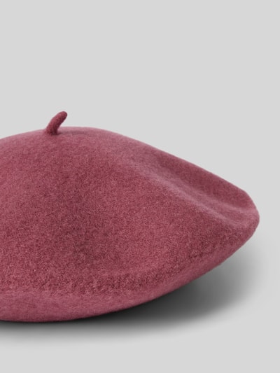 Peek & Cloppenburg LoevenichBaskenmütze Aus Wolle Mit Strukturmuster In Mauve