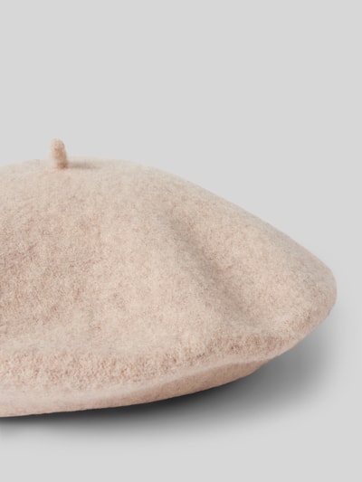 Peek & Cloppenburg LoevenichBaskenmütze Aus Wolle Mit Strukturmuster In Beige Melange