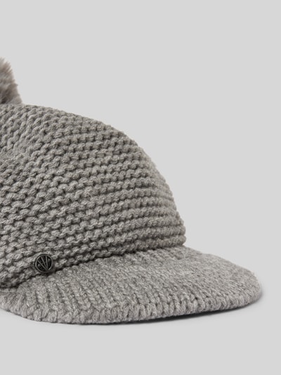 Peek & Cloppenburg LoevenichSchirmmütze Mit Pommel In Mittelgrau