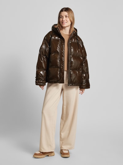 Peek & Cloppenburg LOLLYS LAUNDRYSteppjacke mit Stehkragen Modell 'Sehlby' in khaki