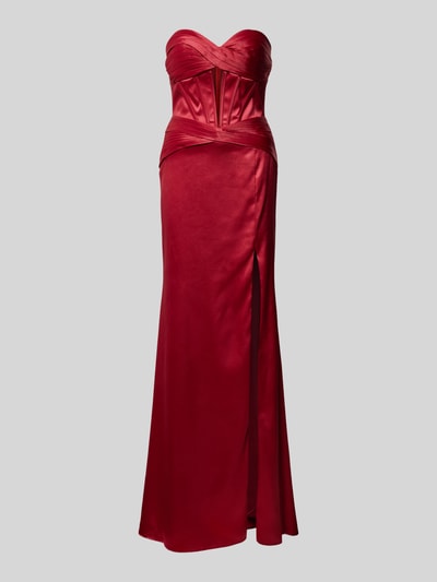 Peek & Cloppenburg LuxuarAbendkleid In Trägerlosem Design In Bordeaux