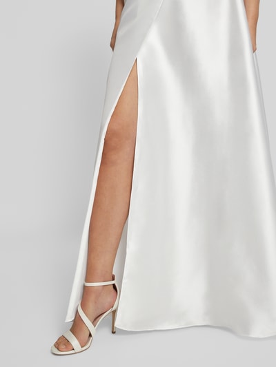 Peek & Cloppenburg LuxuarAbendkleid In Trägerlosem Design In Ecru