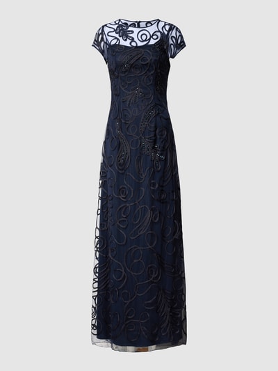 Peek & Cloppenburg LuxuarAbendkleid Mit Stickereien In Marine