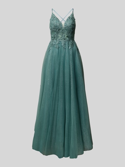 Peek & Cloppenburg LuxuarAbendkleid Mit Strasssteinbesatz In Gruen