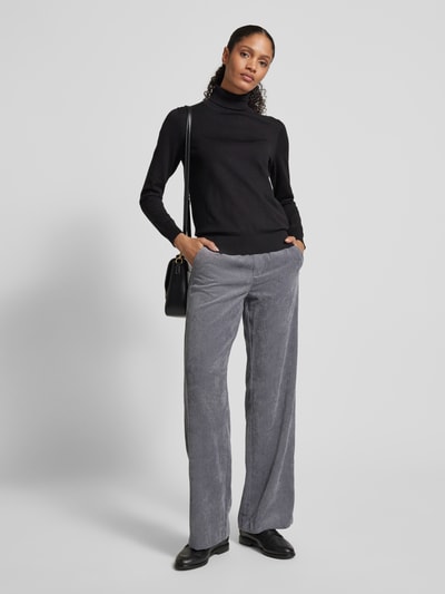 Peek & Cloppenburg MACCordhose mit Teilungsnähten Modell 'CHIARA' in dunkelgrau