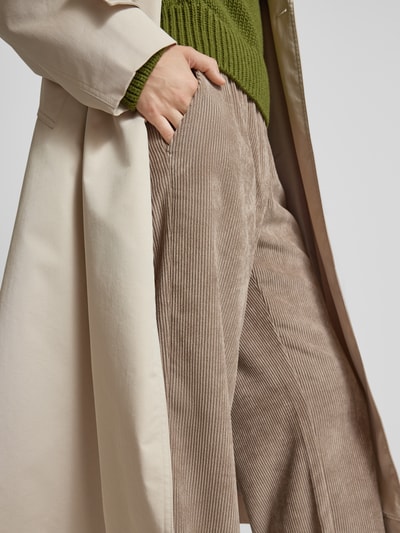 Peek & Cloppenburg MACCropped Culotte Aus Cord In Hellbraun