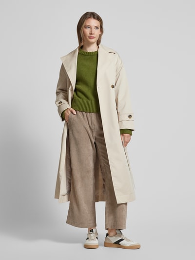 Peek & Cloppenburg MACCropped Culotte aus Cord in hellbraun