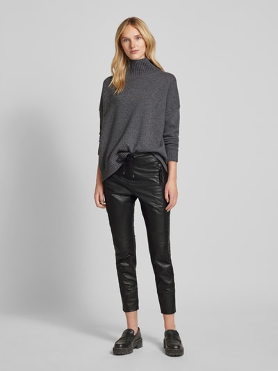 Peek & Cloppenburg MACRegular Fit Hose mit Tunnelzug Modell 'FUTURE' in black