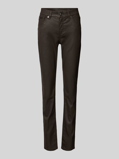 Peek & Cloppenburg MACSlim Fit Jeans Mit Gesäßtaschen In Dunkelbraun