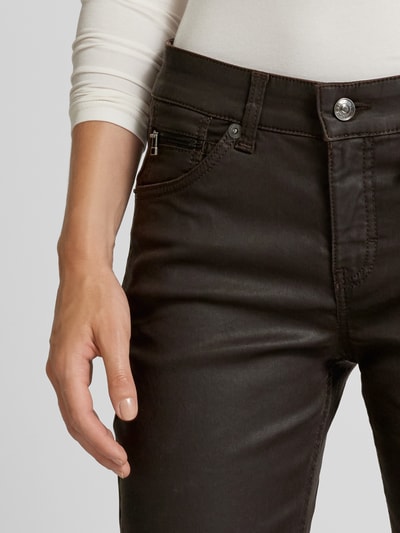 Peek & Cloppenburg MACSlim Fit Jeans Mit Gesäßtaschen In Dunkelbraun