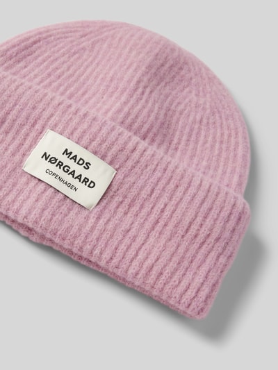 Peek & Cloppenburg MADS NØRGAARDMütze Mit Label-Detail Modell 'Tosca' In Rose Melange