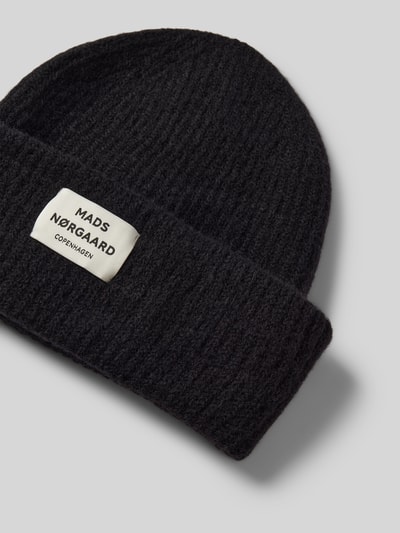 Peek & Cloppenburg MADS NØRGAARDMütze Mit Label-Detail Modell 'Tosca' In Black