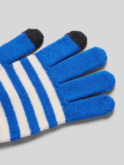 Peek & Cloppenburg MADS NØRGAARDWollhandschuhe Mit Elastischem Rippenbündchen Modell 'Asta' In Royal