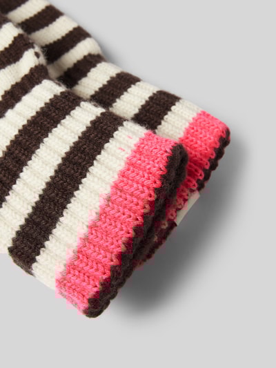 Peek & Cloppenburg MADS NØRGAARDWollhandschuhe Mit Elastischem Rippenbündchen Modell 'Asta' In Anthrazit