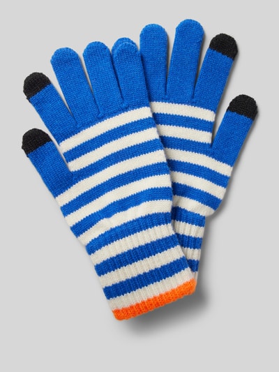 Peek & Cloppenburg MADS NØRGAARDWollhandschuhe mit elastischem Rippenbündchen Modell 'Asta' in royal