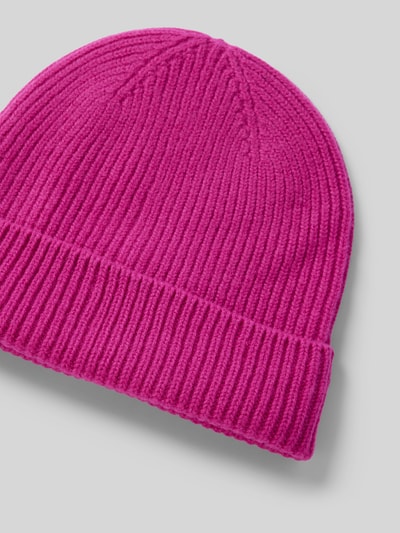 Peek & Cloppenburg MAERZ MuenchenStrickmütze Mit Breitem Umschlag In Fuchsia