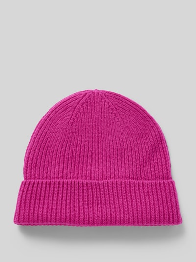 Peek & Cloppenburg MAERZ MuenchenStrickmütze mit breitem Umschlag in fuchsia