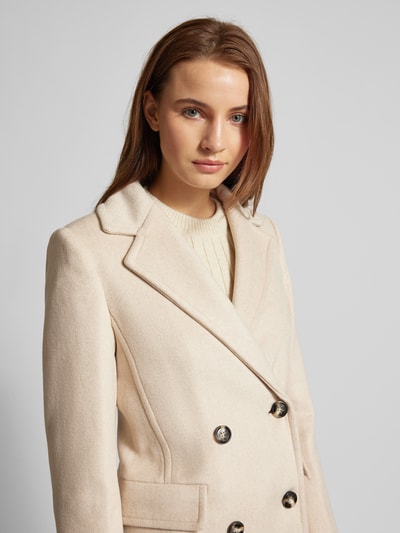 Peek & Cloppenburg MangoMantel Mit Reverskragen Modell 'DALI' In Beige