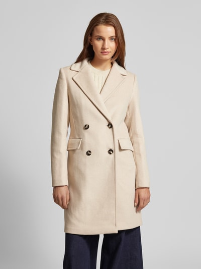 Peek & Cloppenburg MangoMantel Mit Reverskragen Modell 'DALI' In Beige
