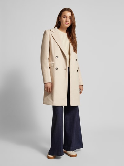 Peek & Cloppenburg MangoMantel mit Reverskragen Modell 'DALI' in beige