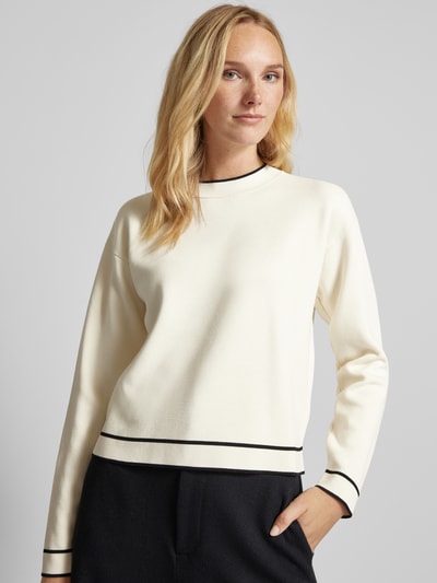 Peek & Cloppenburg MangoPullover Mit Rundhalsausschnitt Modell 'COMO' In Offwhite