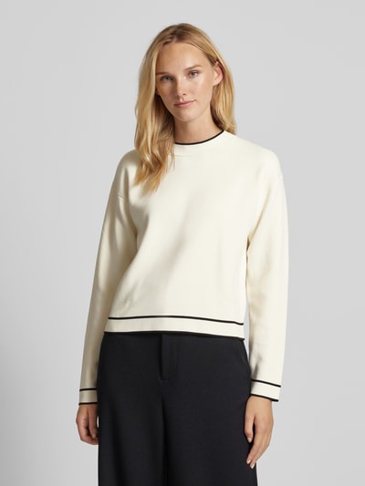 Peek & Cloppenburg MangoPullover Mit Rundhalsausschnitt Modell 'COMO' In Offwhite