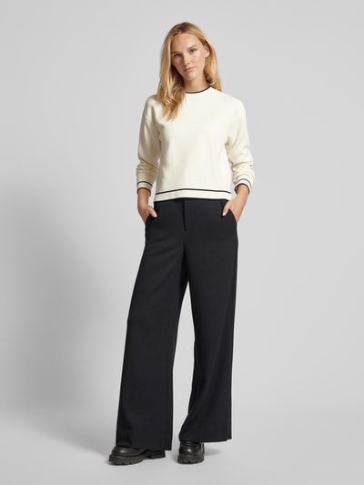 Peek & Cloppenburg MangoPullover Mit Rundhalsausschnitt Modell 'COMO' In Offwhite