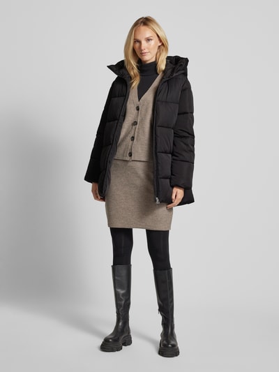 Peek & Cloppenburg MangoSteppmantel mit Zweiwege-Reißverschluss Modell 'TOKYO' in black