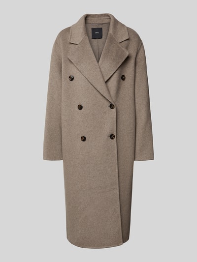 Peek & Cloppenburg MangoWollmantel Mit Reverskragen Modell 'PICAROL' In Mittelbraun