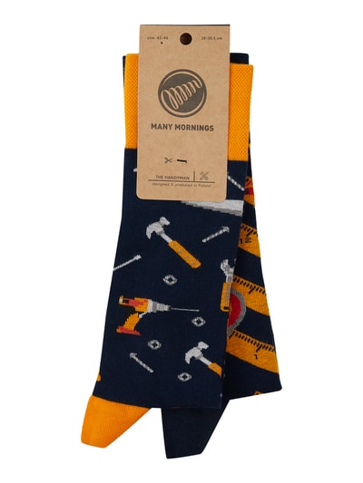 Peek & Cloppenburg Many MorningsSocken Mit Allover-Muster In Marine