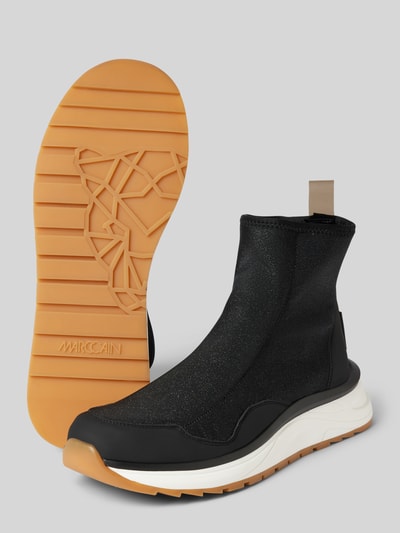 Peek & Cloppenburg Marc Cain Bags & ShoesHigh Top Sneaker In Schlupfform Mit Label-Detail In Black