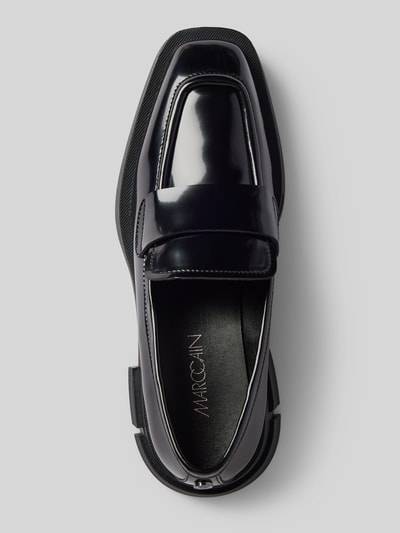 Peek & Cloppenburg Marc Cain Bags & ShoesPenny-Loafer Aus Leder Mit Schaftbrücke In Black