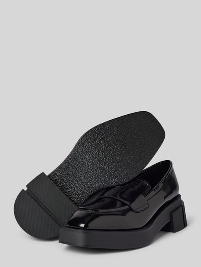 Peek & Cloppenburg Marc Cain Bags & ShoesPenny-Loafer Aus Leder Mit Schaftbrücke In Black